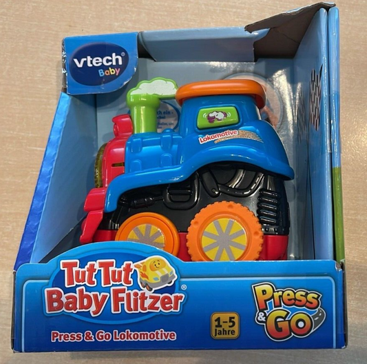 Vtech 80-515604 Tut Tut Baby Flitzer-Press &Go Lokomotive - JR-Vertrieb