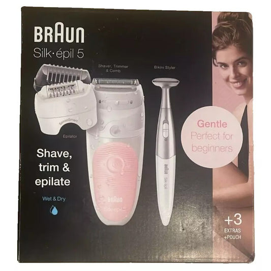 Braun Silk-Epil 5 Shave Trim & Epilate SES 5-820