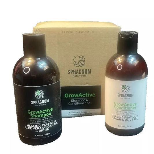 Sphagnum GrowActive Shampoo & Conditioner Set - 500ml