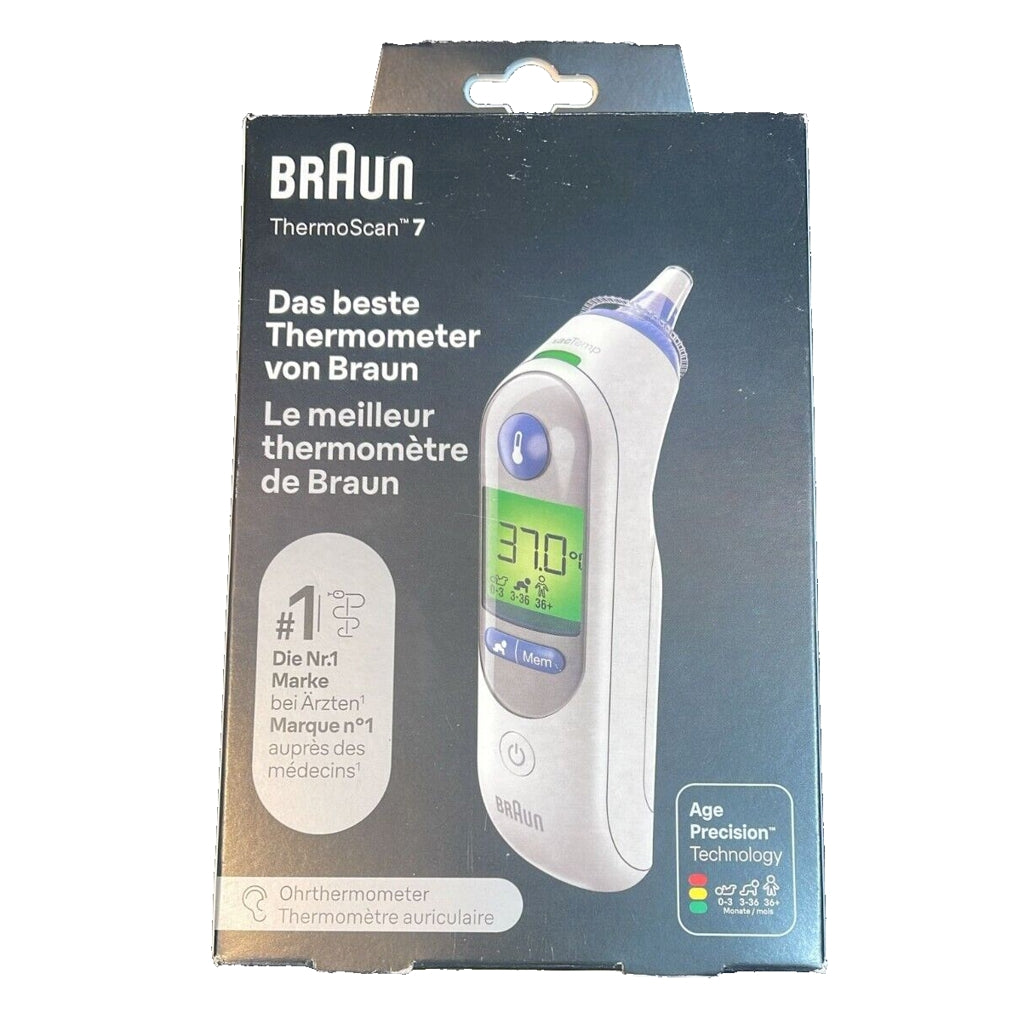 Braun ThermoScan 7 IRT6520 Ohrthermometer - weiss - JR-Vertrieb